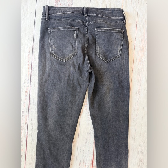 Vince Women's Mid-rise Skinny Jeans Size 26 Vintage Black Denim - Picture 5 of 11